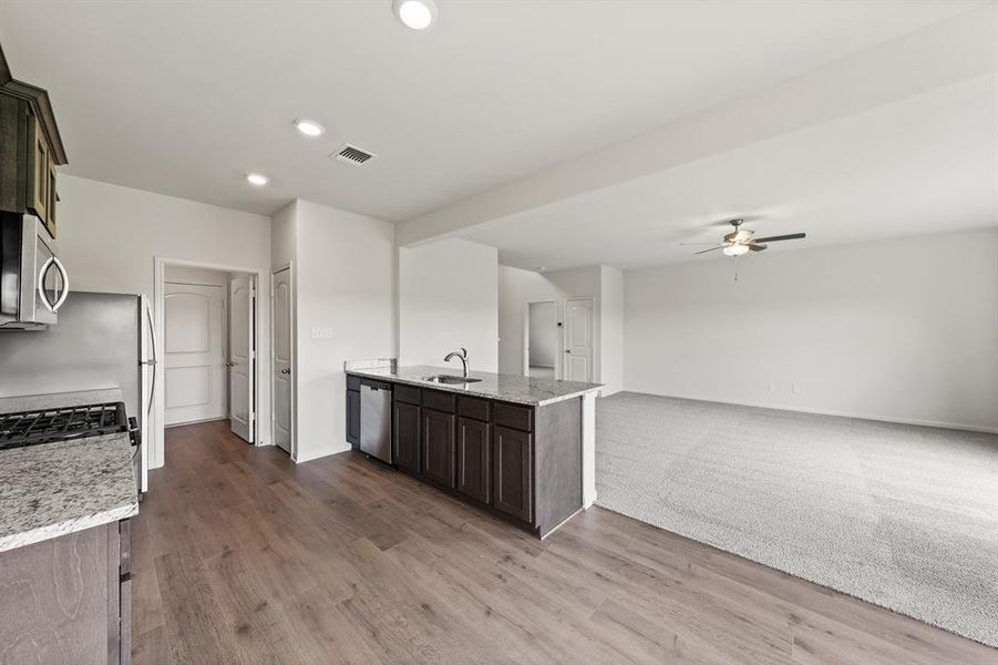 Furnished interior view inside a new home in Cresson Estates, Cresson (Image 5).