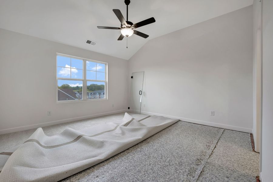 Representative furnished interior of a home built from the Ingram Rowhome by Parkside Builders in Anderson Park, Hendersonville (Image 38).