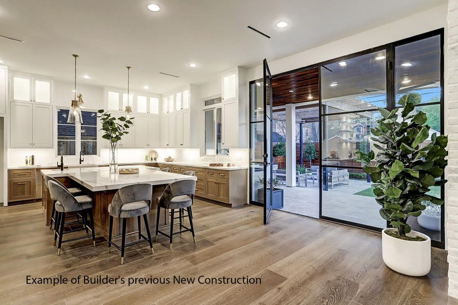 Furnished interior view inside a new home in , West University Place (Image 7).