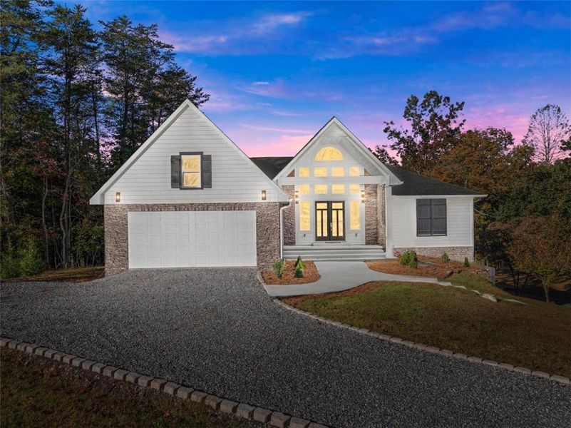 Front exterior of a new home in , Cleveland, GA, highlighting curb appeal (Image 29).