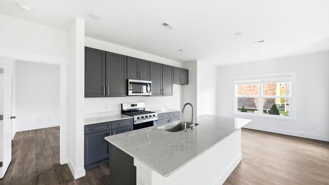 Furnished interior view inside a new home in Polo Fields, Kingsport (Image 11).