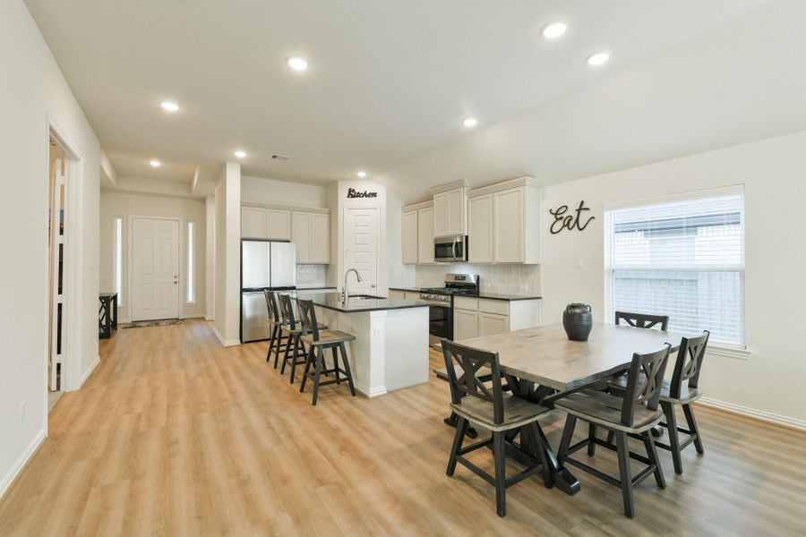 Furnished interior view inside a new home in Oakwood Estates, Waller (Image 13).
