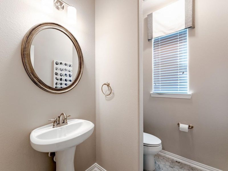 Furnished interior view inside a new home in Massey Oaks, Pearland (Image 14).