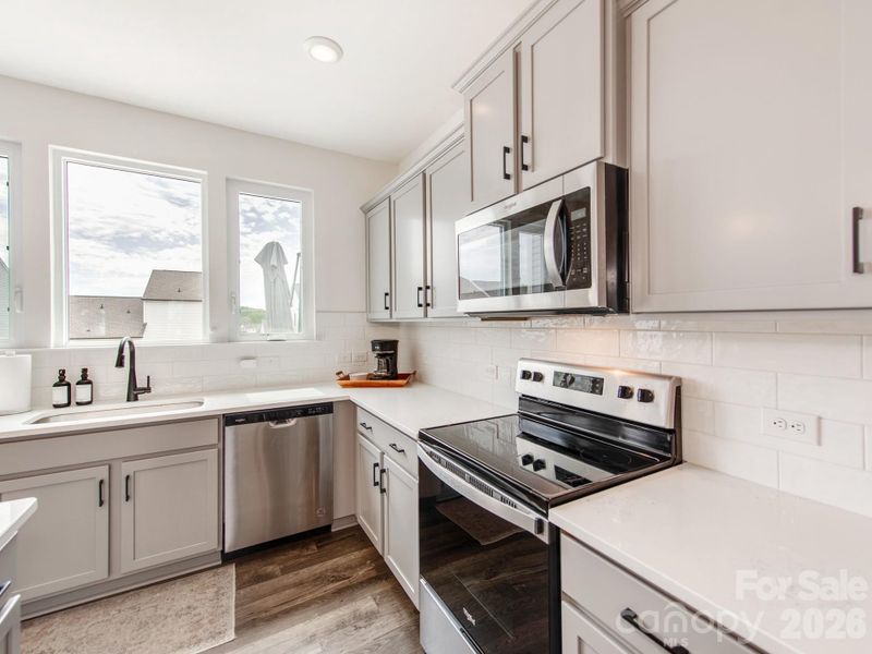 Furnished interior view inside a new home in Sutter's Mill II, Troutman (Image 6).