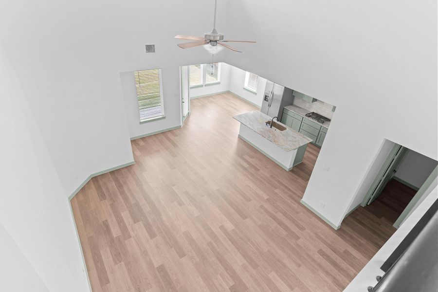 Spacious, unfurnished interior of a new home in Westland Ranch 50' Homesites, League City (Image 40).