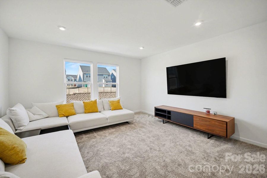 Furnished interior view inside a new home in Parkside Crossing, Charlotte (Image 28).