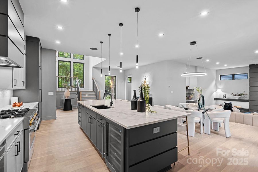 Furnished interior view inside a new home in , Charlotte (Image 16).