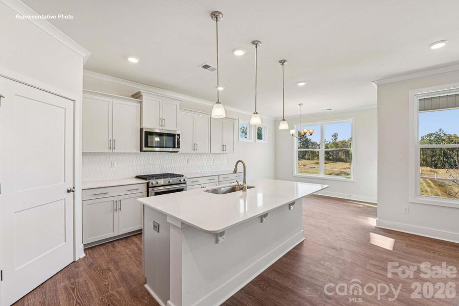 Furnished interior view inside a new home in Westport, York (Image 4).
