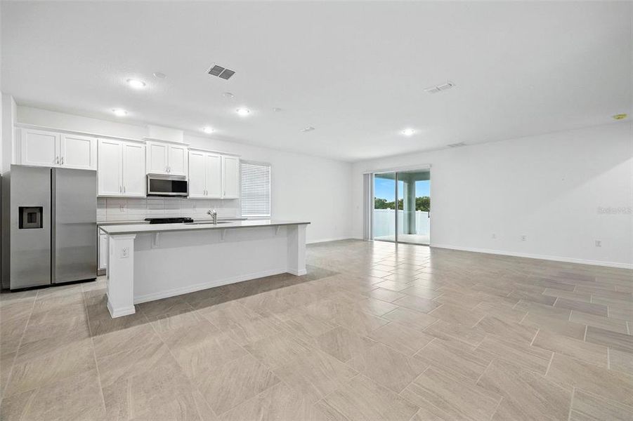 Furnished interior view inside a new home in Eagletail Landings, Howey-in-the-Hills (Image 3).