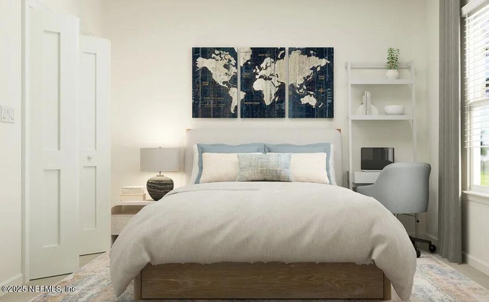 Furnished interior view inside a new home in Tributary: Tributary Royal Collection, Yulee (Image 8).