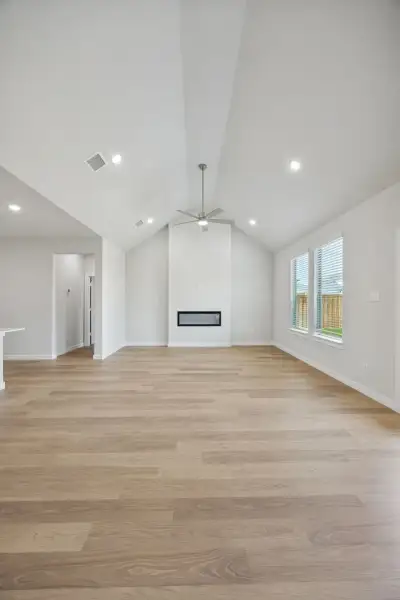 Living Room in the Masters home plan by Trophy Signature Homes – REPRESENTATIVE PHOTO