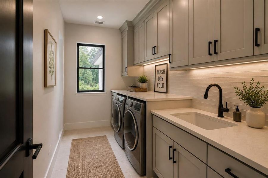 Furnished interior view inside a new home in , Lithia (Image 12).