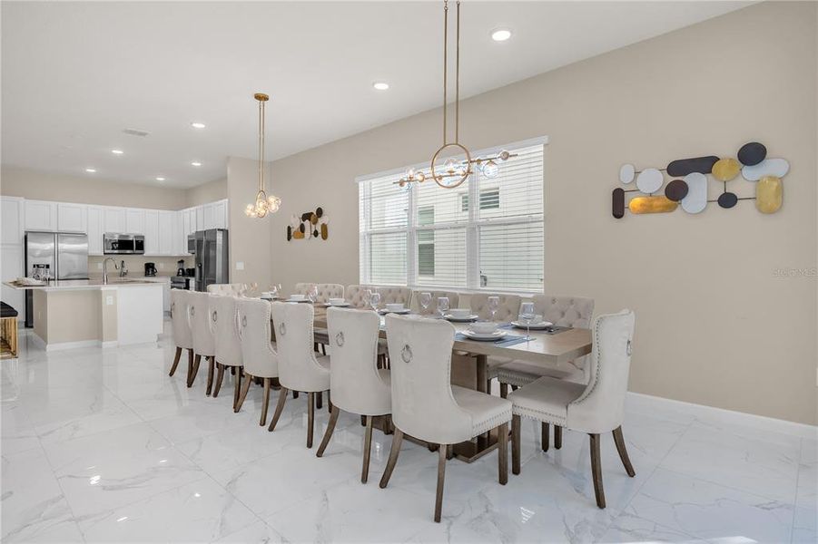 Furnished interior view inside a new home in , Kissimmee (Image 10).