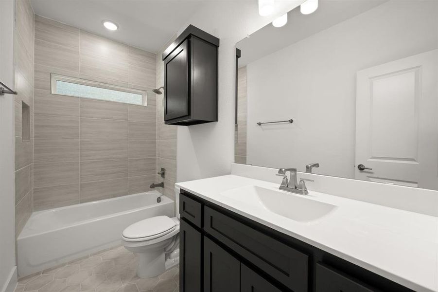 Furnished interior view inside a new home in High Country, Burleson (Image 14).