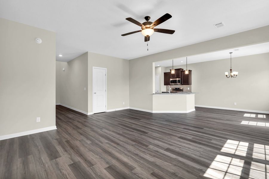 Representative unfurnished interior of a home built from the The Morris by RTS Homes in Grand Reserve, Hinesville (Image 24).