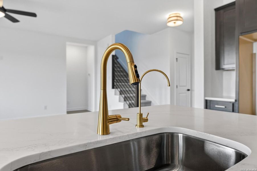 Close-up of interior finishes inside a home in Cordova Trails, Seguin (Image 16).