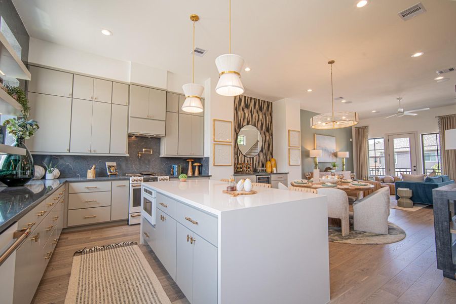 Furnished interior view inside a new home in Spring Valley Creek, Houston (Image 15).