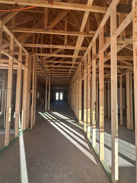 In-progress construction of a new home in Densan Park, Oxford, FL (Image 22).