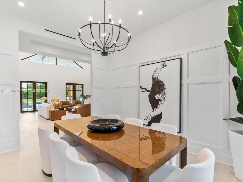 Furnished interior view inside a new home in , Miami (Image 13).