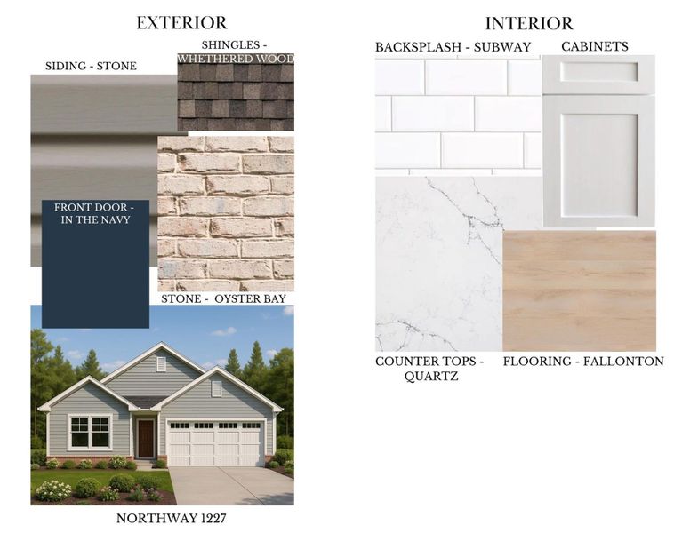Sample of building materials used in homes in , Charlotte (Image 23).