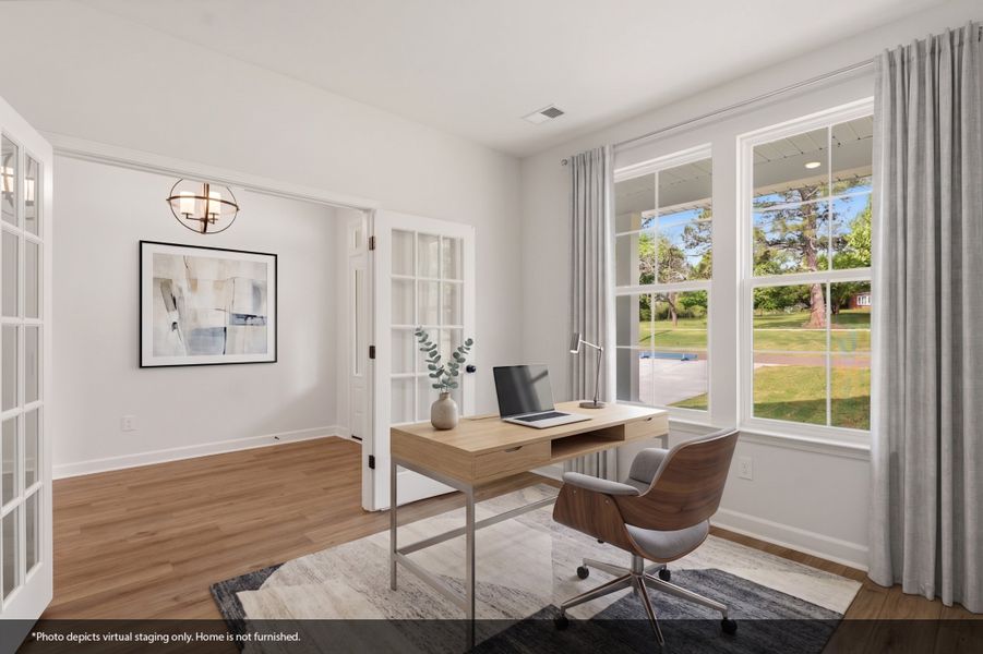 Furnished interior view inside a new home in Timberland Grove, Anderson (Image 12).