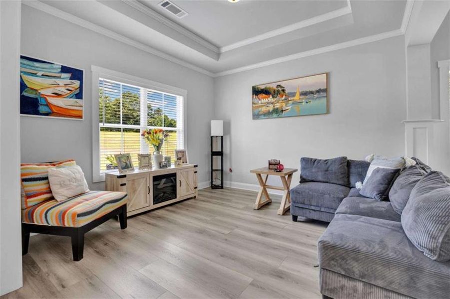 Furnished interior view inside a new home in , Monroe (Image 18).