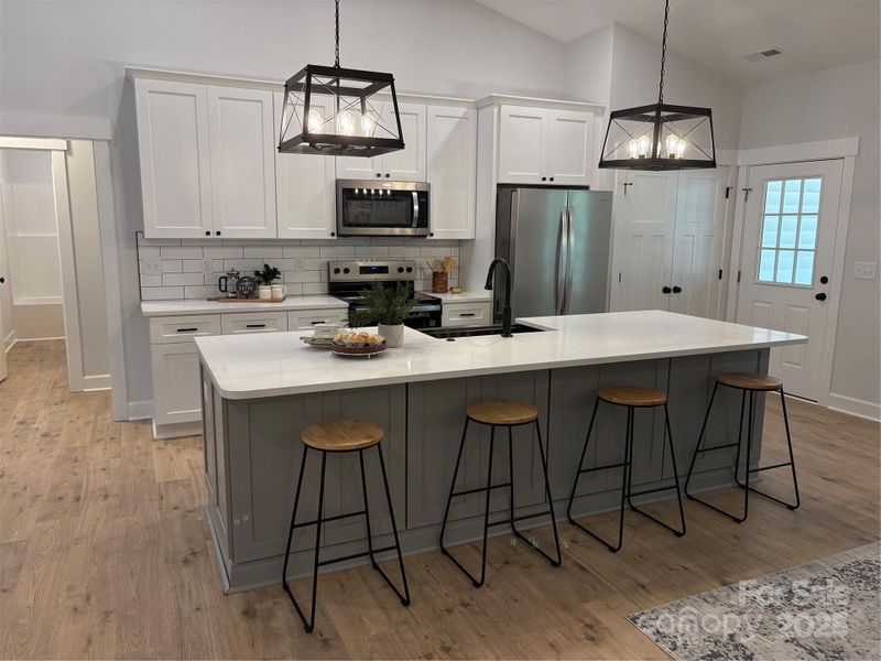 Furnished interior view inside a new home in , Spencer (Image 8). Furnished interior view inside a new home in , Spencer (Image 8).