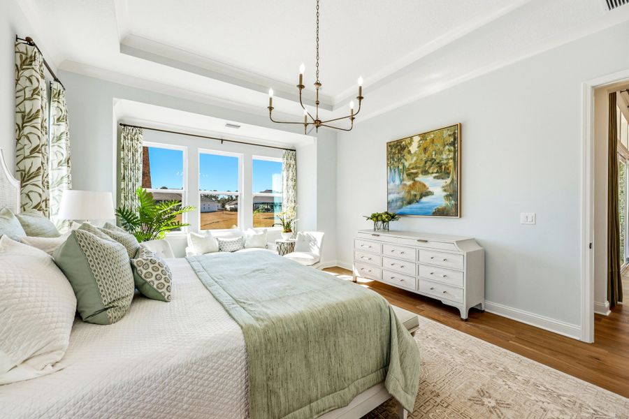 Furnished interior view inside a new home in Amelia National Country Club, Fernandina Beach (Image 35).