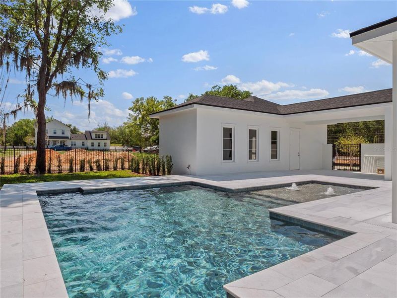 Exterior details and patio area of a home in , Oakland (Image 33).