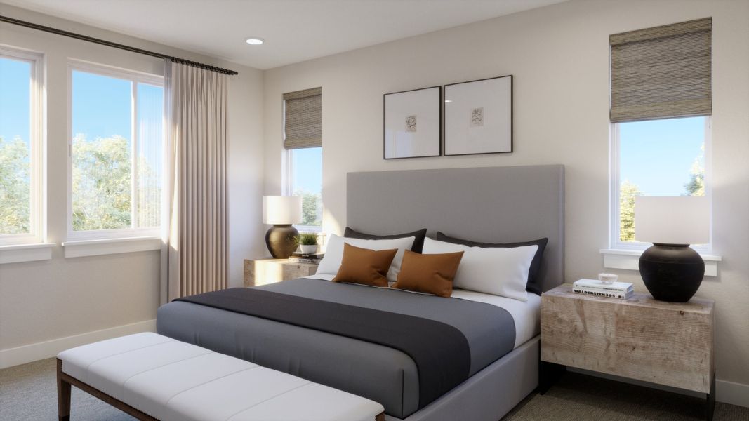 Representative furnished interior of a home built from the 3 by Trumark Homes in Trumark Homes at Tanterra, Parker (Image 9).