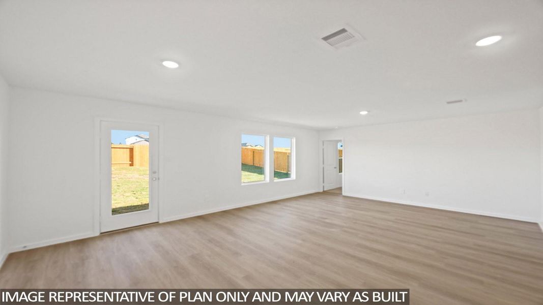 Spacious, unfurnished interior of a new home in The Canopies, Splendora (Image 8).