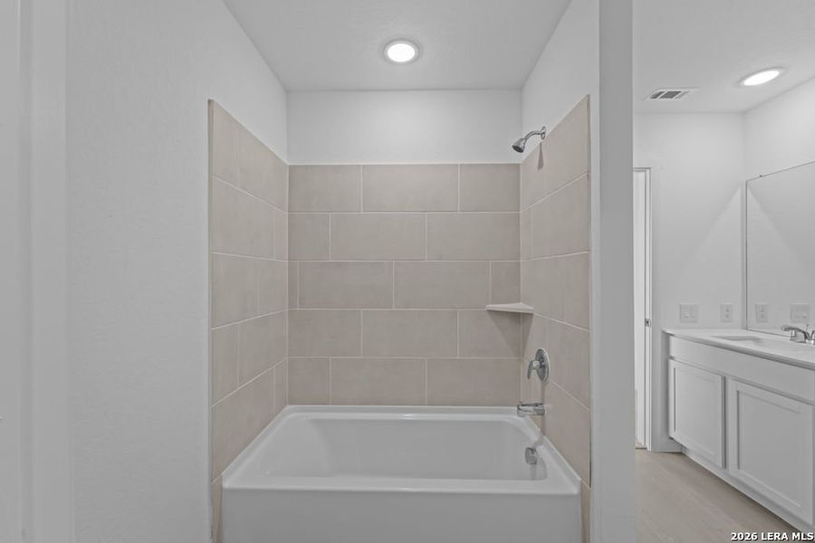 Furnished interior view inside a new home in Vida, San Antonio (Image 7).