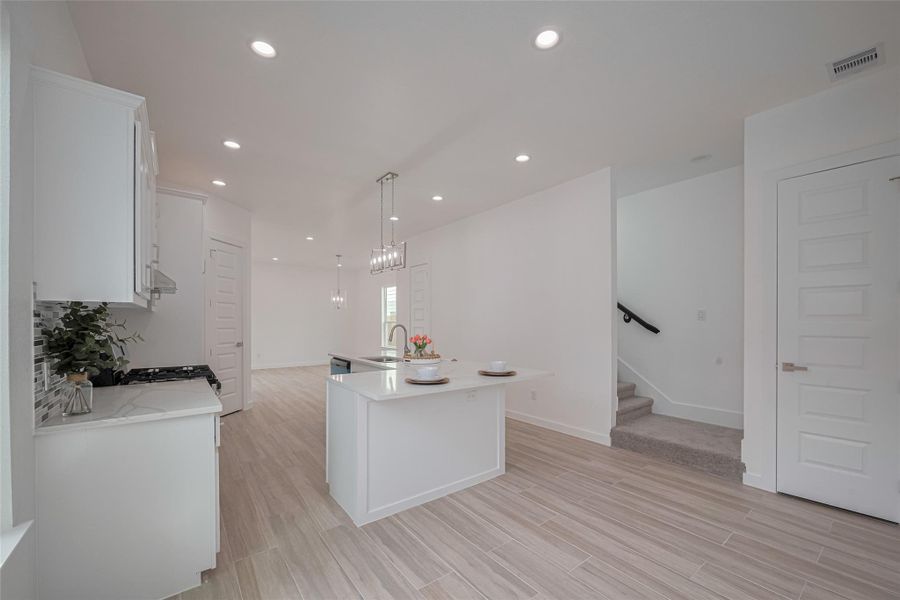 Furnished interior view inside a new home in , Houston (Image 15).