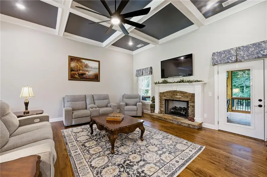 Furnished interior view inside a new home in , Dawsonville (Image 12).