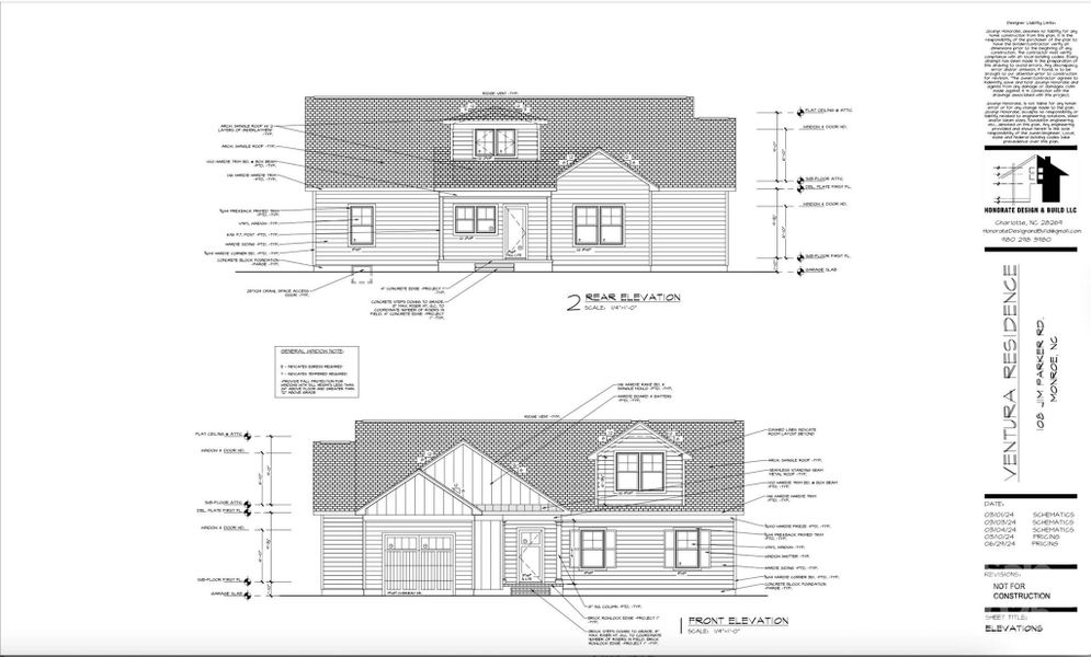 Exterior rendering of this home design in , Wesley Chapel, NC (Image 2).