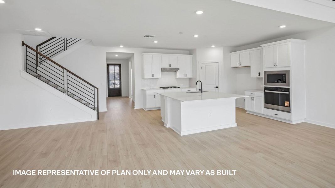 Furnished interior view inside a new home in Rosenbusch Ranch, Leander (Image 6).