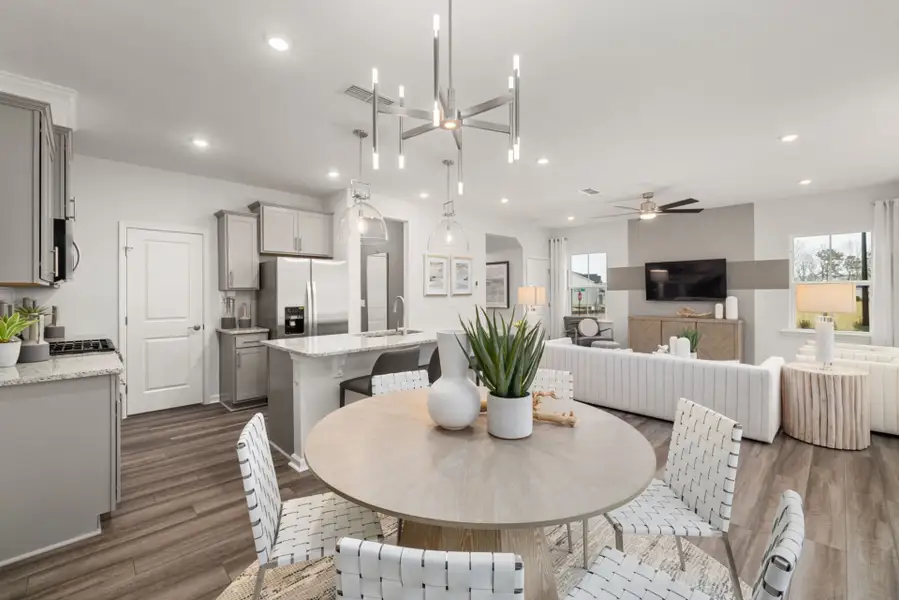 Furnished interior view inside a new home in Solana, Durham (Image 12).