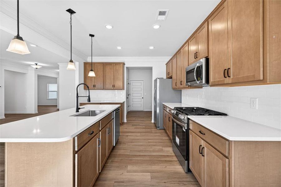 Furnished interior view inside a new home in Jones Ridge, Dallas (Image 30).