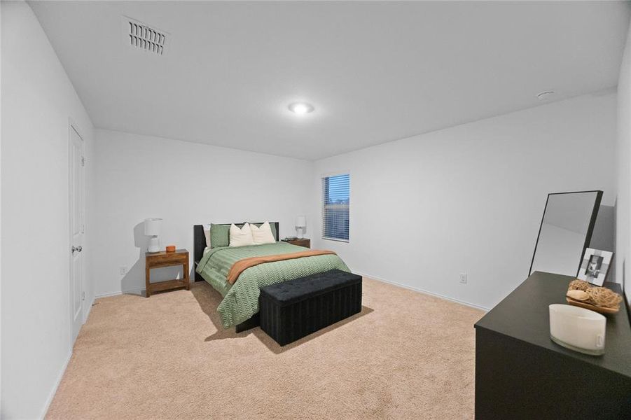 Furnished interior view inside a new home in Mobberly Farms: Watermill Collection, Pilot Point (Image 9).