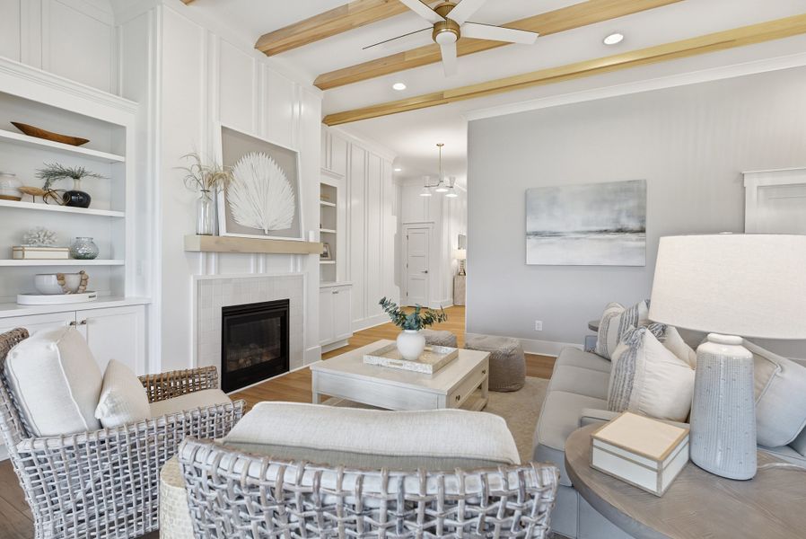 Furnished interior view inside a new home in The Sanctuary at Sunset Beach, Sunset Beach (Image 14).