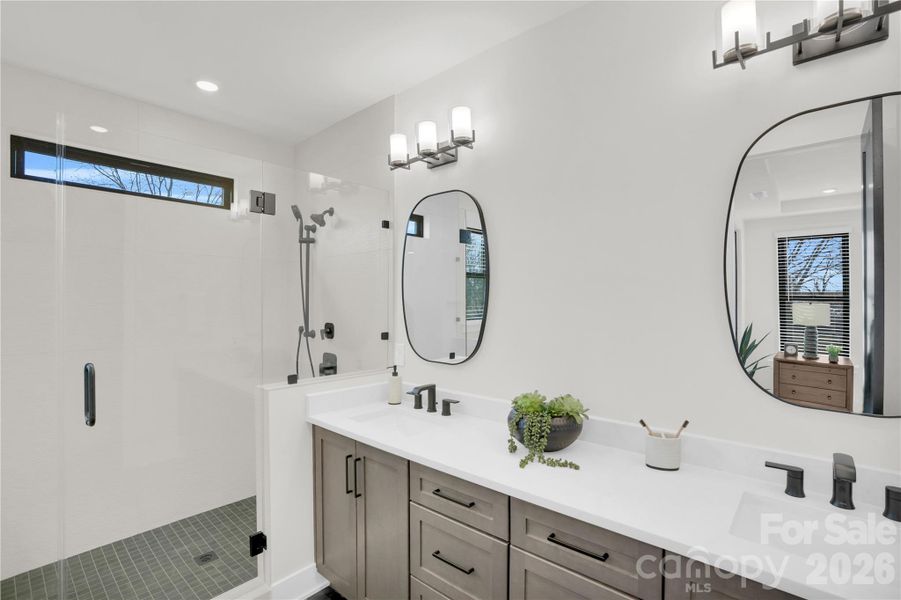 Furnished interior view inside a new home in , Charlotte (Image 42). Furnished interior view inside a new home in , Charlotte (Image 42).