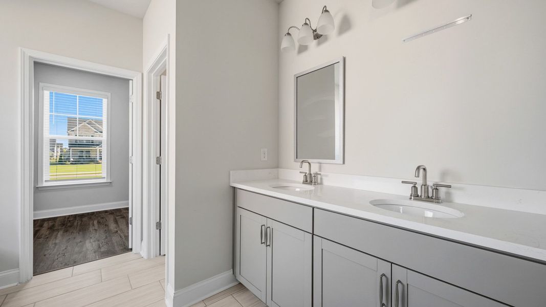Furnished interior view inside a new home in Heritage Pointe, Senoia (Image 10).