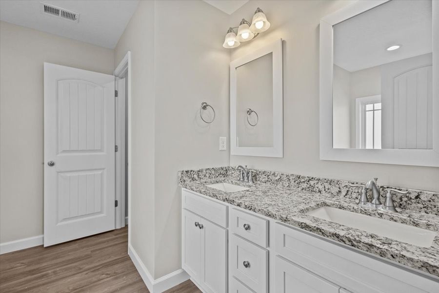 Representative furnished interior of a home built from the Brentwood by Enchanted Homes in Lonesome Dove, San Antonio (Image 6).