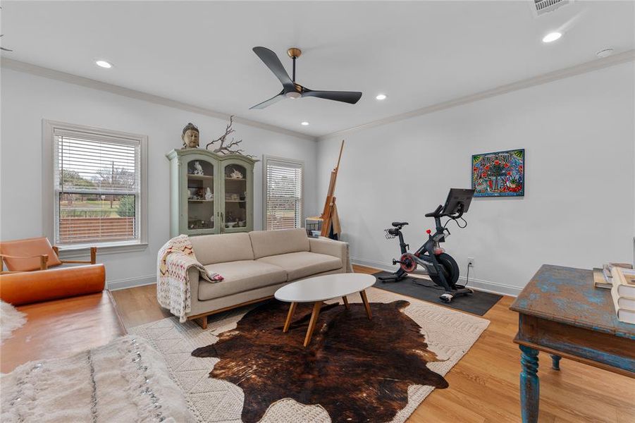 Furnished interior view inside a new home in , Woodway (Image 18).