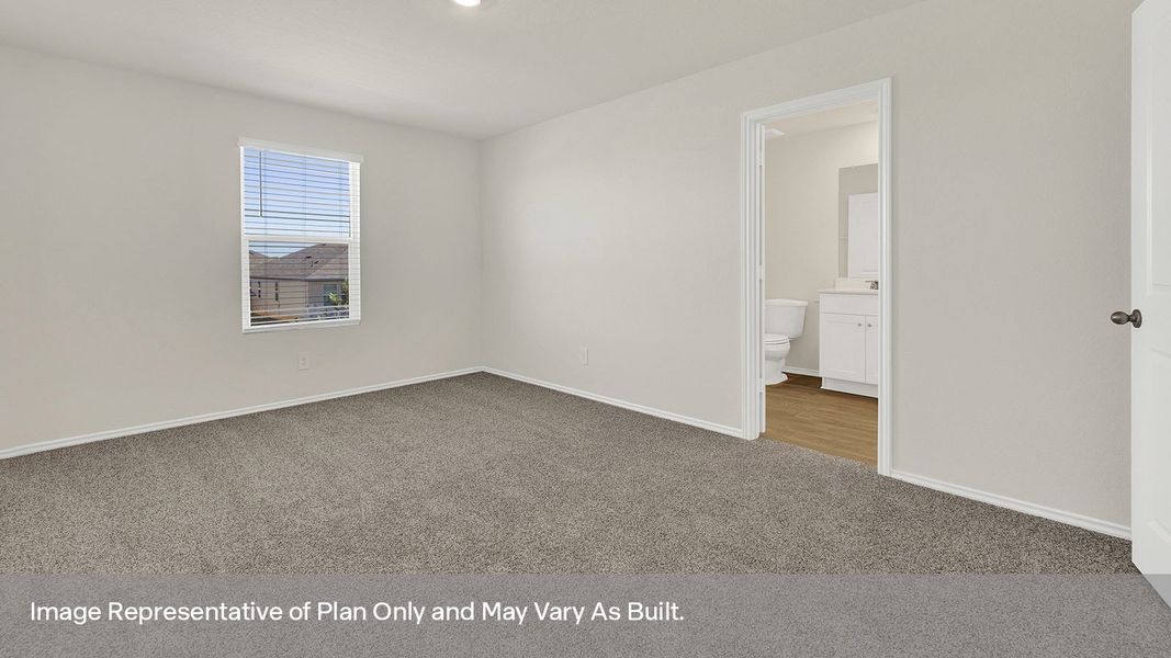 Representative unfurnished interior of a home built from the The Franklin by D.R. Horton in Lantana, Lockhart (Image 33).