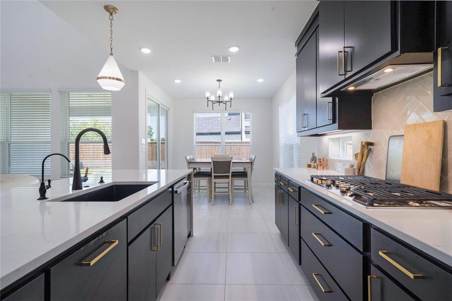 Furnished interior view inside a new home in , Frisco (Image 31).