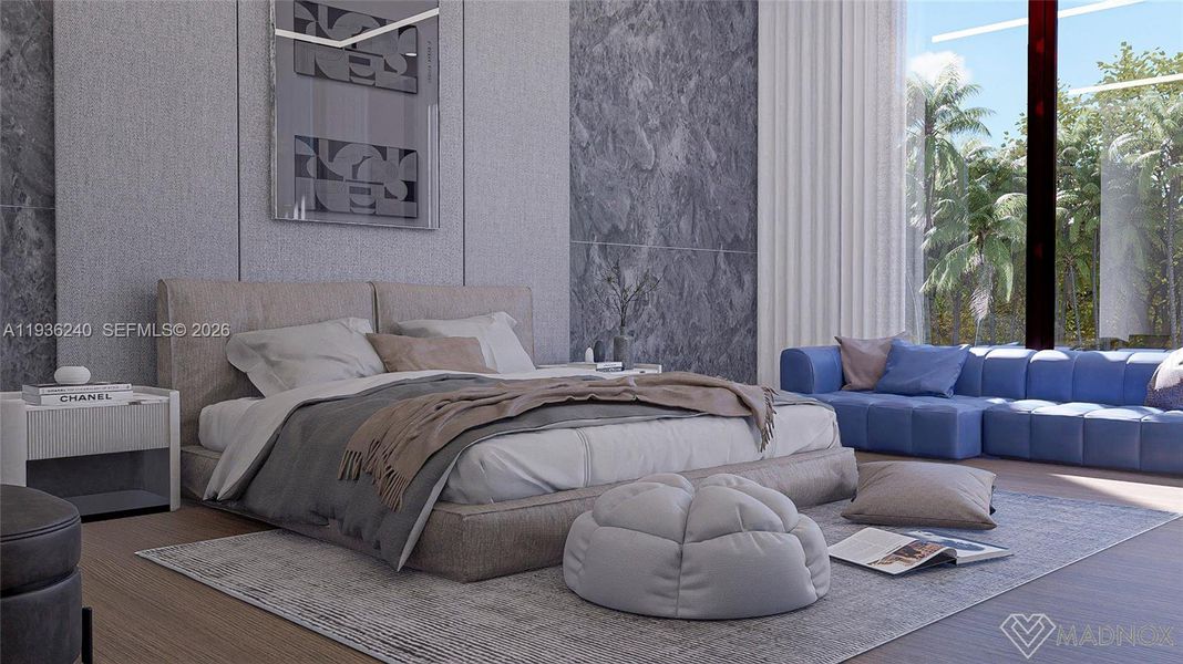 Furnished interior view inside a new home in , Weston (Image 14).