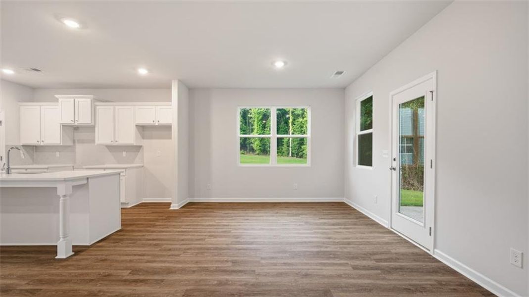 Spacious, unfurnished interior of a new home in Brookland Commons, Monroe (Image 17).