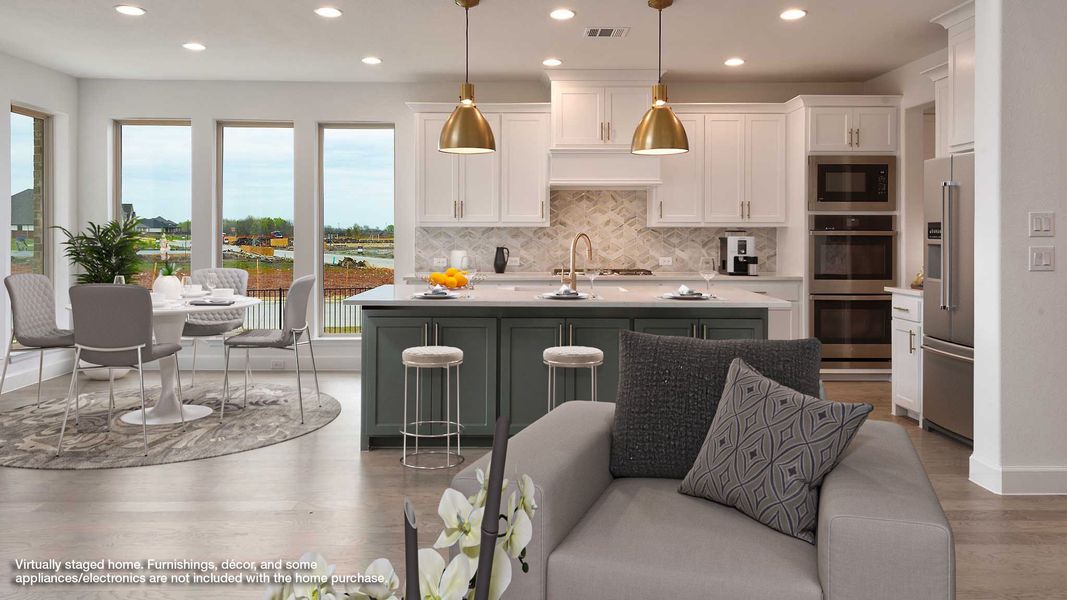 Representative furnished interior of a home built from the 3650W by Perry Homes in Revera, Rosenberg (Image 3). Representative furnished interior of a home built from the 3650W by Perry Homes in Revera, Rosenberg (Image 3).