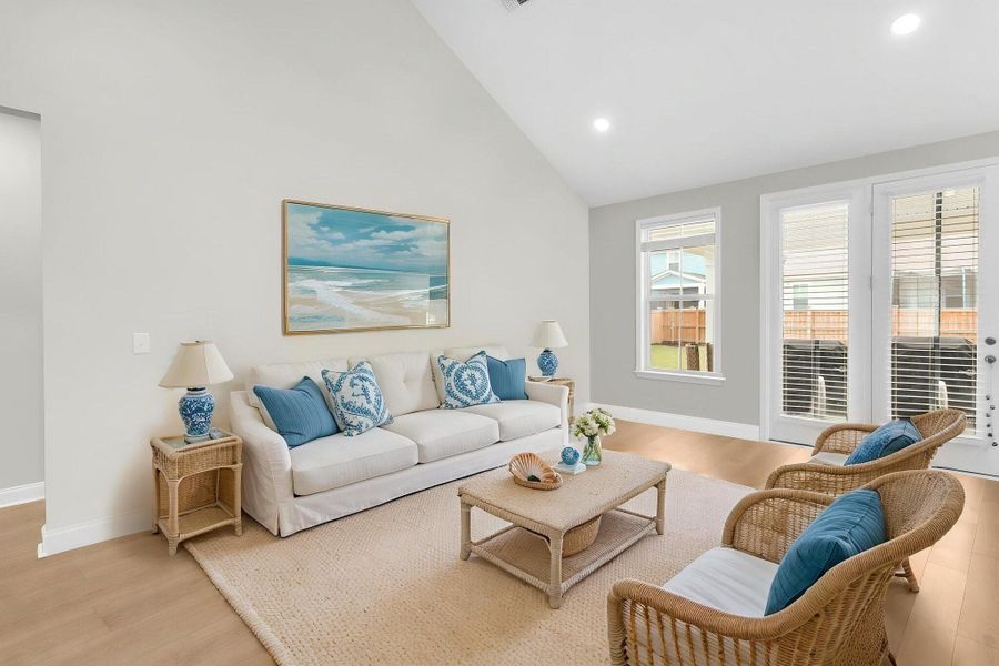 Furnished interior view inside a new home in High Point at Foxbank, Moncks Corner (Image 19).